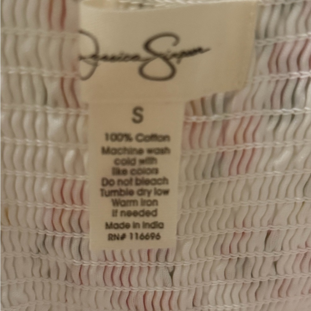 Jessica Simpson Floral Maxi Dress - Pink and Cream - Picture 5 of 6